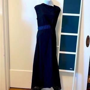 NWOT Cop Copine long black drawstring maxi  dress